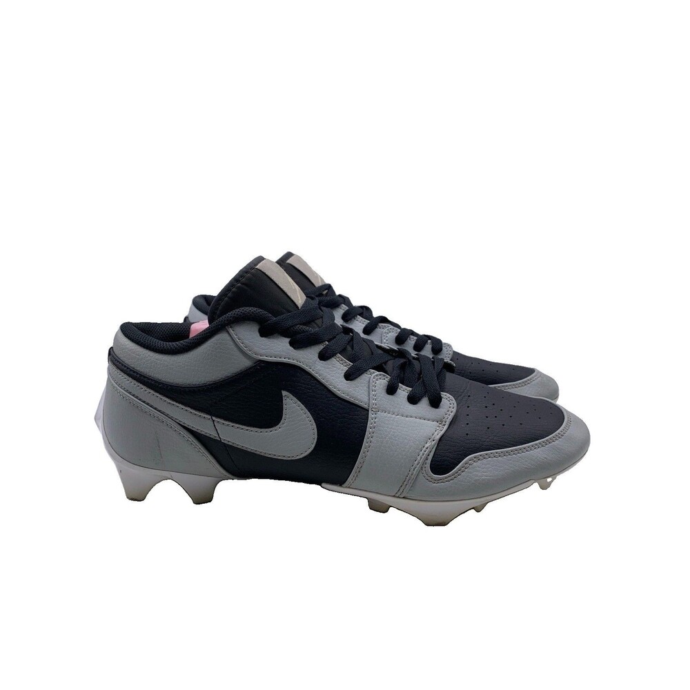 Nike Air Jordan 1 Low TD Shadow 2.0 Grey Football Cleats Mens Size 13
